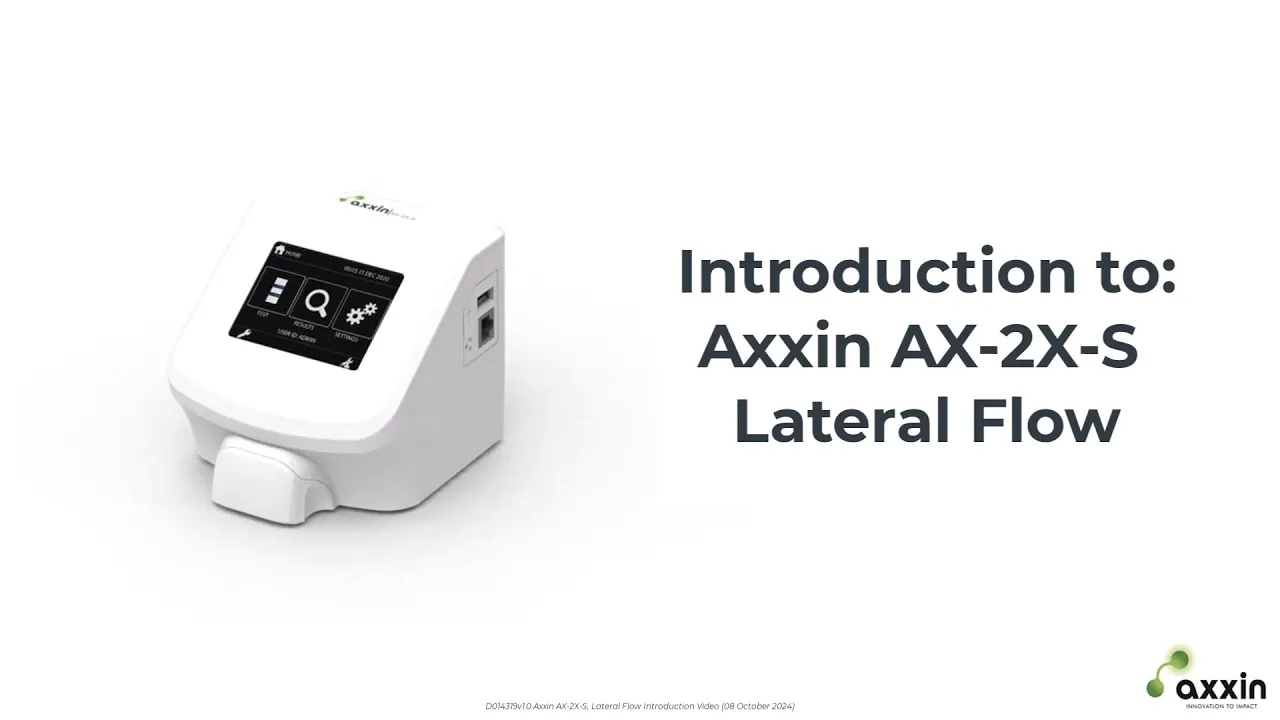 Axxin AX-2X-S | Portable Lateral Flow Reader
