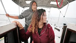 REAL AND UNFILTERED SAILING our ELECTRIC SAILBOAT up the US coast (to a secret location)