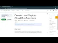 Developing and Deploying Cloud Functions