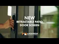New Retractable Screen for Andersen Patio Doors Andersen Windows