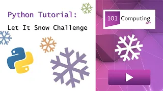 Let It Snow Python Turtle Challenge 101Computing net