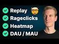 Add AMAZING Analytics to Next js 15 in 8 Minutes Replay Rageclicks Heatmaps