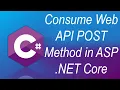 Consume Web API POST Method in ASP Net C How to Consume Web API in Asp Net Core C
