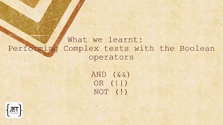 Java Boolean Operator OR AND and NOT