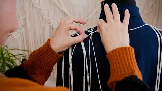 Blazer Customizado com Macramê | Tutorial Passo a passo.