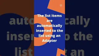 List View List view in android