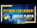 Python Create your own Music Player Part 1 - Set-up Stop Play Songname