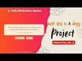 Beginner friendly project l Motivational App l using HTML CSS JavaScript