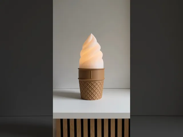 Creamy, desk lamp. video thumbnail