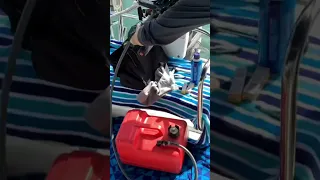 How To Start A Broken Down Mercury Outboard Engine #sailingbyefelicia