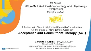 Advanced Commitment Therapy ACT Christina T Gentile PsyD MA ABPP UCLA Digestive Diseases