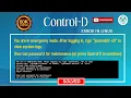 You Are In Emergency Mode Control-D Error in Linux Linux Maintenance Mode SOLVED