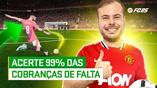 FC 25 | 🎯 Tutorial COMO COBRAR FALTA! ⚽ Descubra as 8 MELHORES formas de BATER FALTAS no EA FC 25