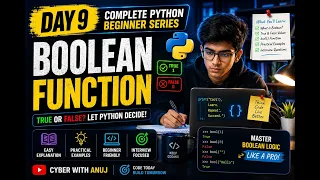 DAY 9 Python bool Function Tutorial Kya Hota Hai