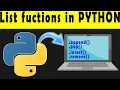 Python List Functions Python List Part-2