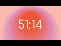 Red Aura Pomodoro Technique 60 Minute Timer with 10 Minute Breaks Study and Focus timer