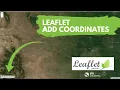 Leaflet Add Coordinates