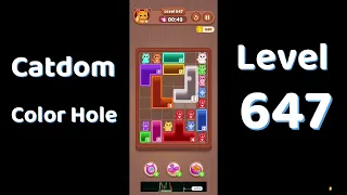 Catdom Color Hole Level 647 Screenshot