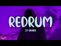 Download Lagu 21 Savage - redrum (Lyrics)