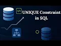 UNIQUE Constraint in SQL Explained Prevent Duplicate Values in SQL Table SQL Tutorial for Beginner