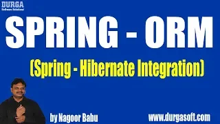 Spring - ORM Spring