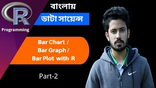 21 Barchart Bargraph Barplot with R Programming R for Data Science Bengali Tutorial