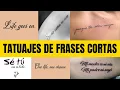 Short Quote Tattoos Beautiful and Inspiring Golden Tattoo