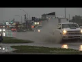 Augusta KS - Streets Flooding Heavy Rainfall