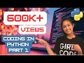 Coding in Python Part 1