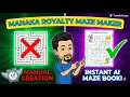 How To Create Amazon KDP Maze Puzzle Books With AI And Without
