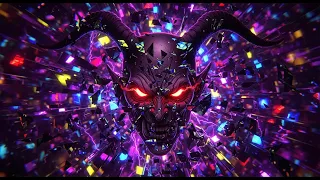 When Santa Meets Krampus Creepy Christmas Background 4K - Santa Claus Horror no sound