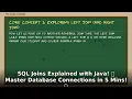 Master SQL Joins in Java Database Connections Explained in 5 Mins for Beginners