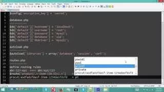 codeIgniter tutorial - All you need to get started configuration database route and more