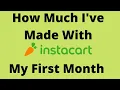 How Much I ve Made With Instacart In My First Month My Google Forms and Sheets for Income Tracking