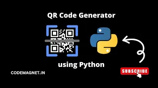 QR Code Generator Using Python Full Tutorial Learn New Library in Python