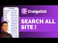 How To Search All Of Craigslist