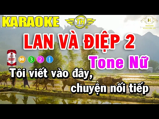 Lan Và Điệp 2 Karaoke Tone Nữ Nhạc Sống Dễ Hát Nhất 2022 | Trọng Hiếu