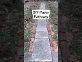 Turning Old Pavers Into a Front Door Path