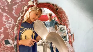 Happy to Escape the Boatyard | She’s Finally Ready to SPLASH | Ep. 30