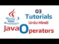 Operators in Java Java tutorials for beginners in Urdu Hindi part 3 Aaqib Abbasi