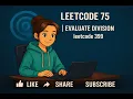 LeetCode 75 Evaluate Division leetcode 399