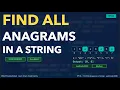 Find All Anagrams in a String Sliding Window EP 06 LeetCode 438