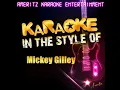 You Don't Know Me (In the Style of Mickey Gilley) (Karaoke Version)