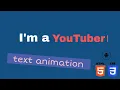 CSS Text Typing Animation multiple text typing animation