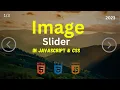 Modern Slider Image Slider HTML and CSS Javascript Projects for Beginners Hindi Urdu