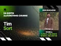Tim Sort Algorithms Lecture 29 The cs Underdog