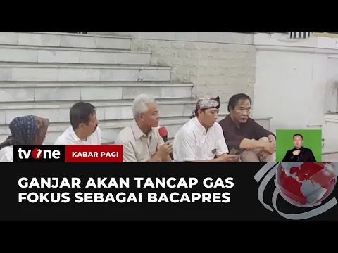 Ganjar Pranowo Pamit kepada Awak Media sebagai Gubernur