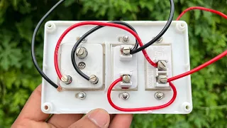 Single socket switch board wiring with an indicator π| #switchboardwiring