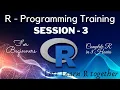 R Programming Session 3 Data Structure in R Vectors in R With RStudio
