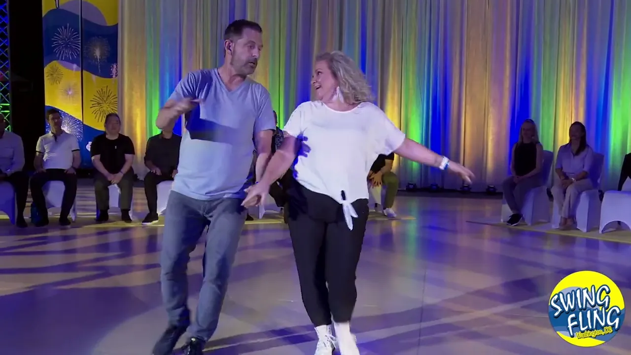 Swing Fling 2023 Masters Jack & Jill Sam Rothrock & Julie Edwards Auclair